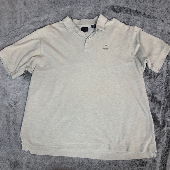 Izod Silk Wash Khaki Polo XL - Picture 2 of 7